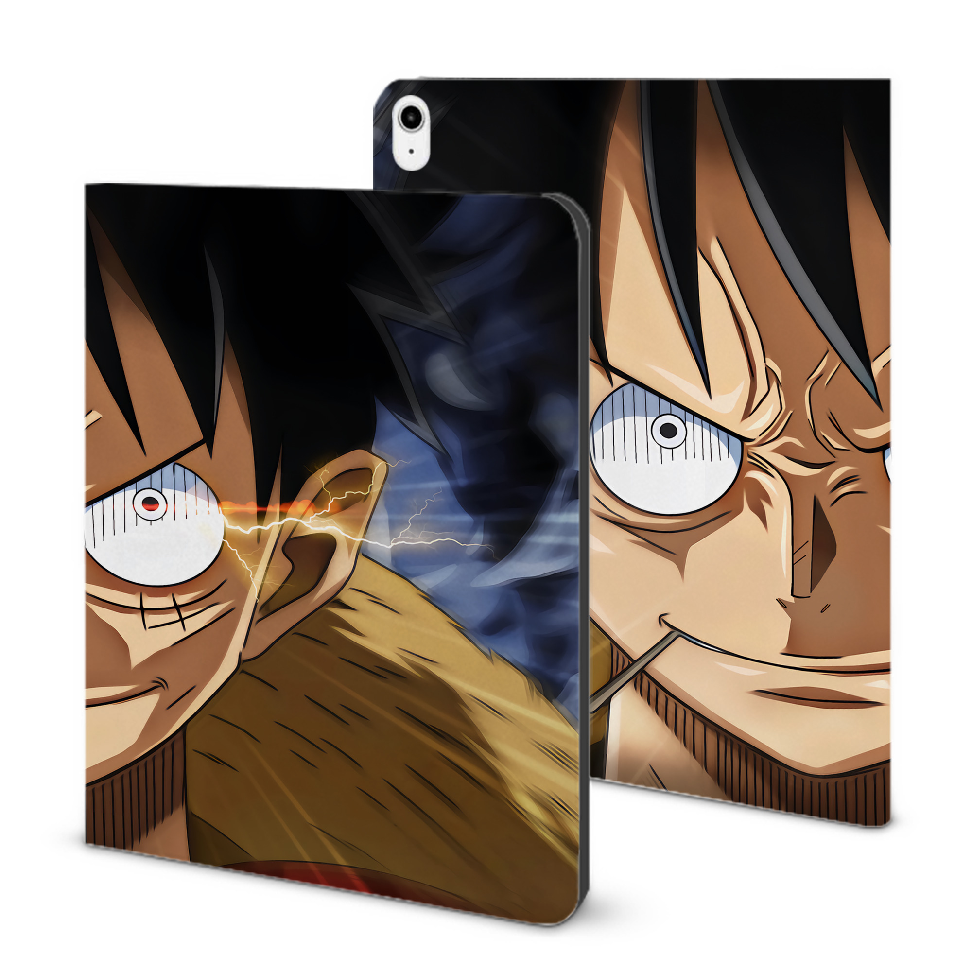 （画像用） ワンピース ONE PIECE IPadケース ペンホルダー付き ブックスタイルデザイン